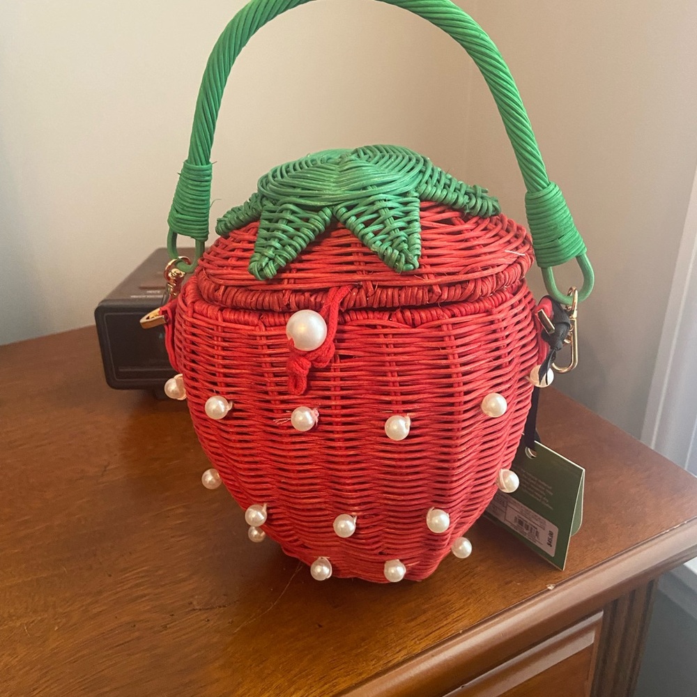 kate spade / Target Strawberry Wicker Bag / Basket